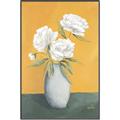 Picture of Roses & Vase _GroupedProduct_Rectangle_Portrait_Canvas_Framed_