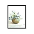 Picture of Vase and Blue Flowers _GroupedProduct_Rectangle_Portrait_Framed_Matted_
