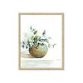 Picture of Vase and Blue Flowers _GroupedProduct_Rectangle_Portrait_Framed_Matted_