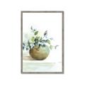 Picture of Vase and Blue Flowers _GroupedProduct_Rectangle_Portrait_Framed_Matted_