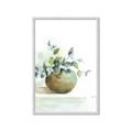 Picture of Vase and Blue Flowers _GroupedProduct_Rectangle_Portrait_Framed_Matted_