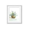 Picture of Vase and Blue Flowers _GroupedProduct_Rectangle_Portrait_Framed_Matted_