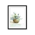Picture of Vase and Blue Flowers _GroupedProduct_Rectangle_Portrait_Framed_Matted_
