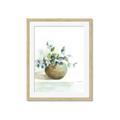 Picture of Vase and Blue Flowers _GroupedProduct_Rectangle_Portrait_Framed_Matted_