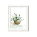 Picture of Vase and Blue Flowers _GroupedProduct_Rectangle_Portrait_Framed_Matted_