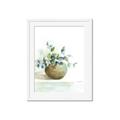 Picture of Vase and Blue Flowers _GroupedProduct_Rectangle_Portrait_Framed_Matted_