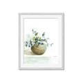 Picture of Vase and Blue Flowers _GroupedProduct_Rectangle_Portrait_Framed_Matted_