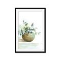 Picture of Vase and Blue Flowers _GroupedProduct_Rectangle_Portrait_Framed_Matted_