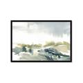 Picture of Watercolor Views I _GroupedProduct_Rectangle_Landscape_Framed_Matted_