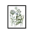 Picture of Blue Buds I _GroupedProduct_Rectangle_Portrait_Framed_Matted_