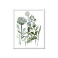 Picture of Blue Buds I _GroupedProduct_Rectangle_Portrait_Framed_Matted_