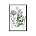 Picture of Blue Buds I _GroupedProduct_Rectangle_Portrait_Framed_Matted_