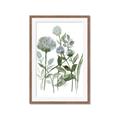 Picture of Blue Buds I _GroupedProduct_Rectangle_Portrait_Framed_Matted_