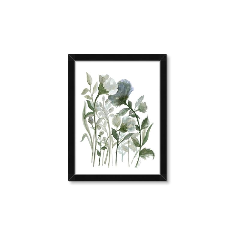Picture of Blue Buds II _GroupedProduct_Rectangle_Portrait_Framed_Matted_