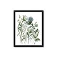 Picture of Blue Buds II _GroupedProduct_Rectangle_Portrait_Framed_Matted_