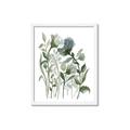 Picture of Blue Buds II _GroupedProduct_Rectangle_Portrait_Framed_Matted_