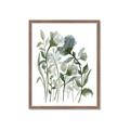 Picture of Blue Buds II _GroupedProduct_Rectangle_Portrait_Framed_Matted_