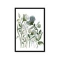 Picture of Blue Buds II _GroupedProduct_Rectangle_Portrait_Framed_Matted_