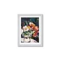 Picture of Bouquet in Vase _GroupedProduct_Rectangle_Portrait_Framed_Matted_