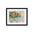 Picture of Seaside Town _GroupedProduct_Rectangle_Landscape_Framed_Matted_
