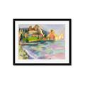 Picture of Seaside Town _GroupedProduct_Rectangle_Landscape_Framed_Matted_