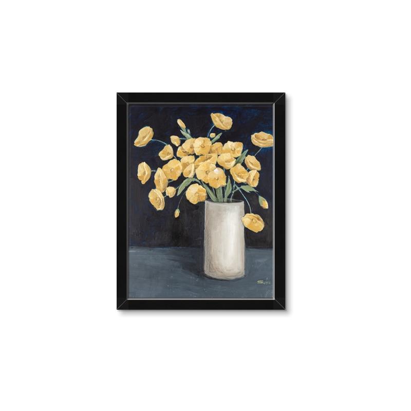 Picture of Yellow Pansies _GroupedProduct_Rectangle_Portrait_Framed_Matted_