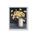 Picture of Yellow Pansies _GroupedProduct_Rectangle_Portrait_Framed_Matted_