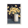 Picture of Yellow Pansies _GroupedProduct_Rectangle_Portrait_Framed_Matted_