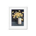 Picture of Yellow Pansies _GroupedProduct_Rectangle_Portrait_Framed_Matted_