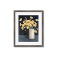 Picture of Yellow Pansies _GroupedProduct_Rectangle_Portrait_Framed_Matted_