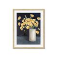 Picture of Yellow Pansies _GroupedProduct_Rectangle_Portrait_Framed_Matted_
