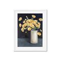 Picture of Yellow Pansies _GroupedProduct_Rectangle_Portrait_Framed_Matted_