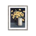 Picture of Yellow Pansies _GroupedProduct_Rectangle_Portrait_Framed_Matted_