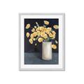 Picture of Yellow Pansies _GroupedProduct_Rectangle_Portrait_Framed_Matted_