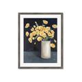 Picture of Yellow Pansies _GroupedProduct_Rectangle_Portrait_Framed_Matted_