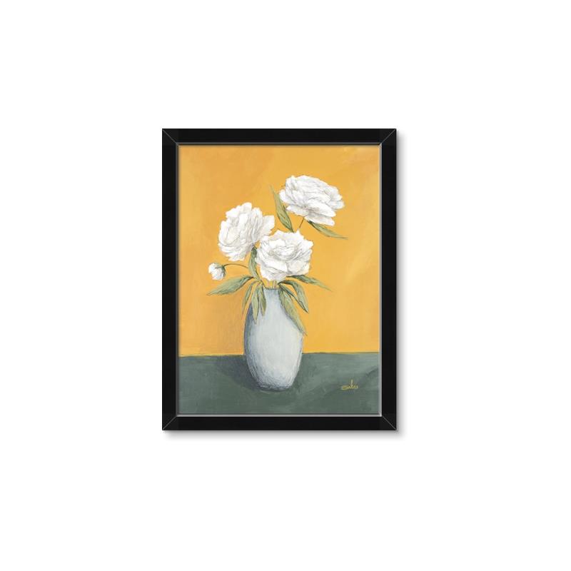 Picture of Roses & Vase _GroupedProduct_Rectangle_Portrait_Framed_Matted_