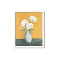 Picture of Roses & Vase _GroupedProduct_Rectangle_Portrait_Framed_Matted_