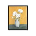 Picture of Roses & Vase _GroupedProduct_Rectangle_Portrait_Framed_Matted_