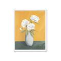 Picture of Roses & Vase _GroupedProduct_Rectangle_Portrait_Framed_Matted_