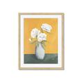 Picture of Roses & Vase _GroupedProduct_Rectangle_Portrait_Framed_Matted_