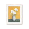 Picture of Roses & Vase _GroupedProduct_Rectangle_Portrait_Framed_Matted_