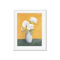 Picture of Roses & Vase _GroupedProduct_Rectangle_Portrait_Framed_Matted_