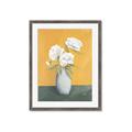 Picture of Roses & Vase _GroupedProduct_Rectangle_Portrait_Framed_Matted_