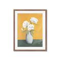 Picture of Roses & Vase _GroupedProduct_Rectangle_Portrait_Framed_Matted_