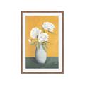 Picture of Roses & Vase _GroupedProduct_Rectangle_Portrait_Framed_Matted_