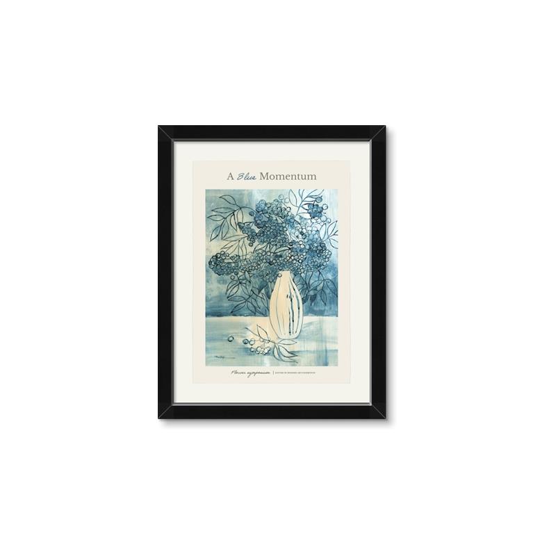 Picture of A blue Momentum _GroupedProduct_Rectangle_Portrait_Framed_Matted_