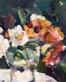 Picture of Bouquet in Vase _GroupedProduct_Rectangle_Portrait_Unframed_Print_Only_