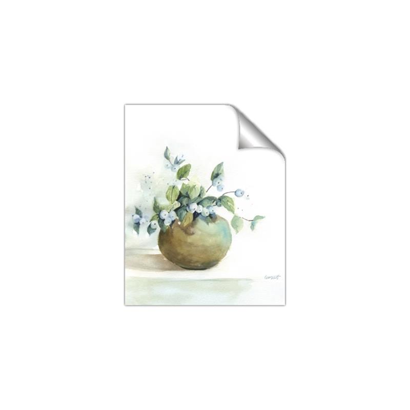 Picture of Vase and Blue Flowers _GroupedProduct_Rectangle_Portrait_Unframed_Print_Only_