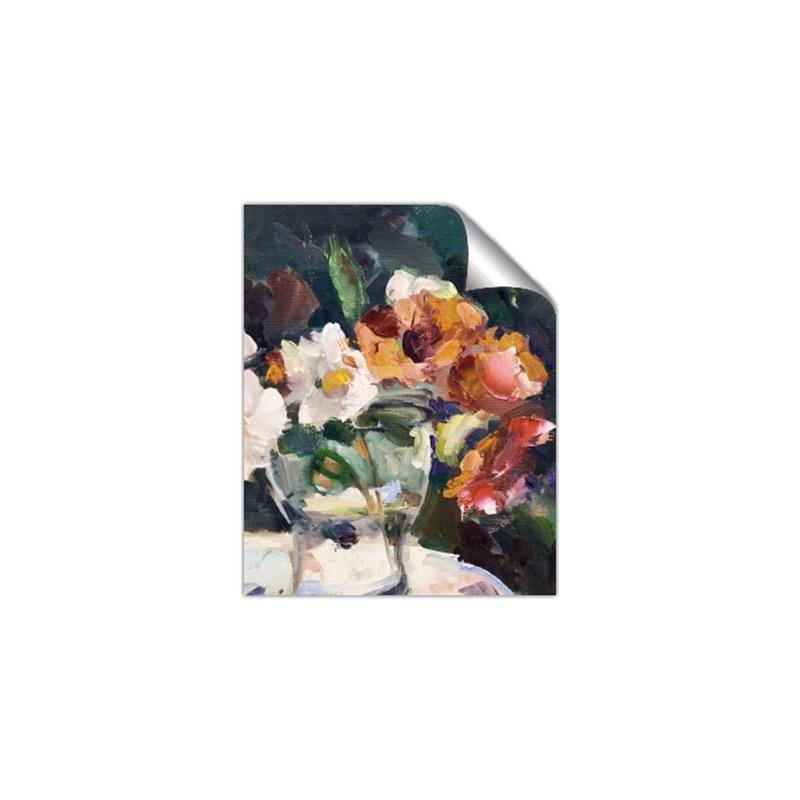 Picture of Bouquet in Vase _GroupedProduct_Rectangle_Portrait_Unframed_Print_Only_
