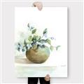 Picture of Vase and Blue Flowers _GroupedProduct_Rectangle_Portrait_Canvas_